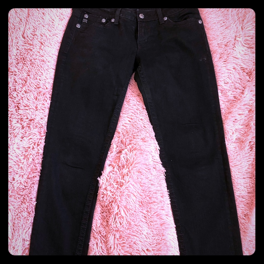 Jet black Miss Me jeans